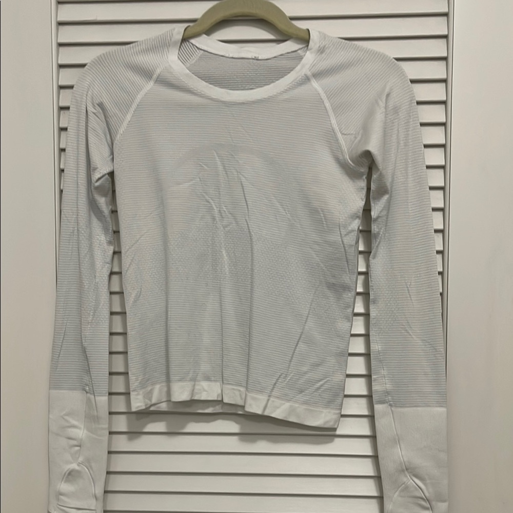 White Long Sleeve Women's Top